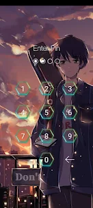 Anime Cool Boy Lock Screen