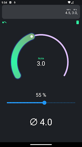 Rechner für Noten Screen 2