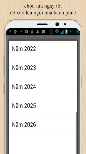 Xem ngày làm nhà tốt Screen 2