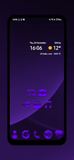 Screenshot of Purple Fused Metal Icon Pack