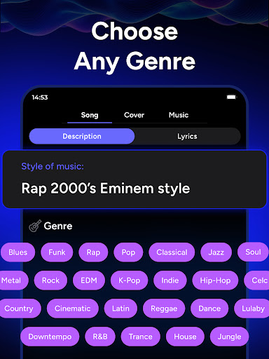 Screenshot of AI Music Maker - Melodia