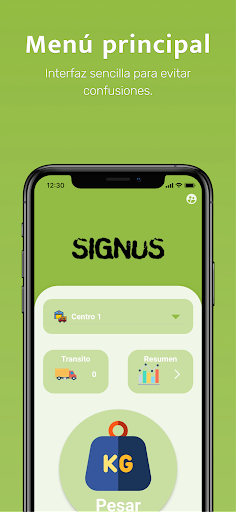 Signus Pesaje Screen 3