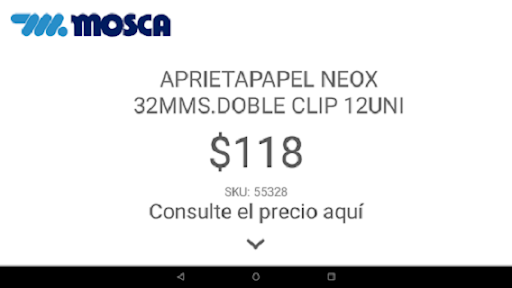 Aplicacion Price Checker Screen 2