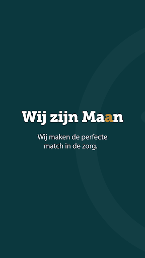 Android application Maan Zorgbemiddeling screenshort