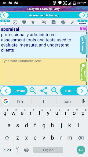 NCE Counseling Exam Review Screen 3