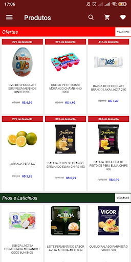 Android application Belíssima Casa di Frutas screenshort
