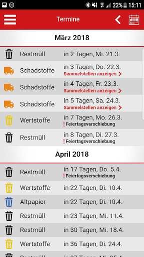 BEG Bremerhaven App Screen 2