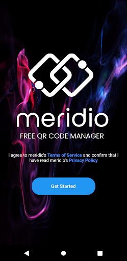 Screenshot of Meridio Easy QR Code Contact S