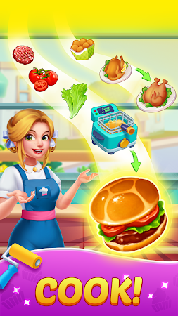 Game screenshot Merge Flavor: Decor Restaurant hack