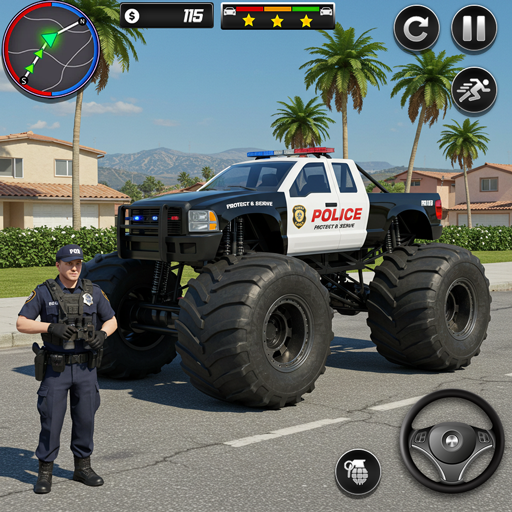 Police Monster Truck Chase 3D Download on Windows