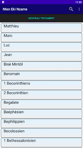Android application Bible en Fang screenshort