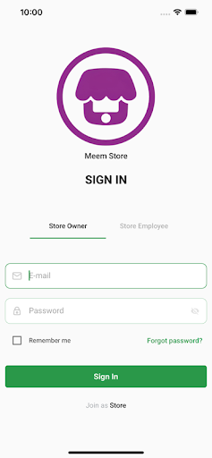 Android application Meem Store screenshort
