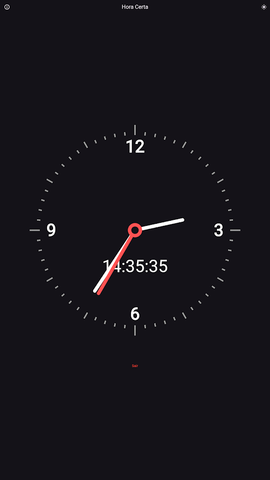#3. Hora Certa (Android) Ved: Isac Galvão
