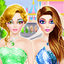 Glitter Salon - Dressup &amp; Makeup, Color by Number