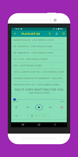 Android application Guitar love songs Cover screenshort