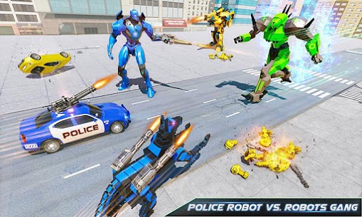 US Police Dog Robot Car Game For PC installation