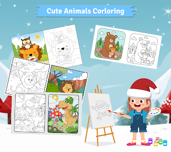 Coloring Book: Animal Painting