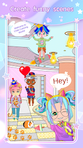 Screenshot 14 Muñecas Chibi Vestir, Colorear android