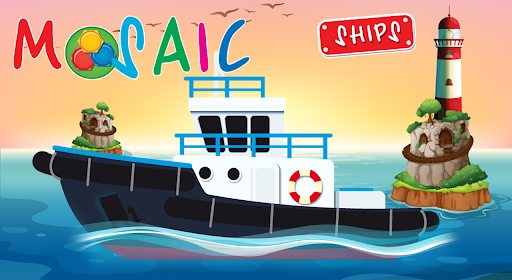 Android application Animated puzzles ship screenshort
