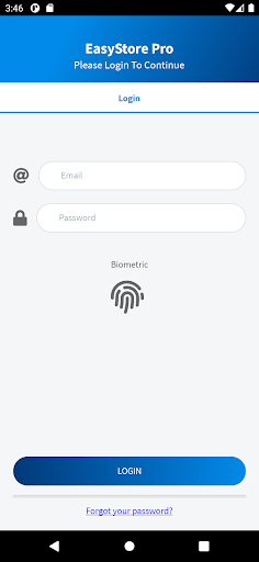 Android application easystorePRO screenshort
