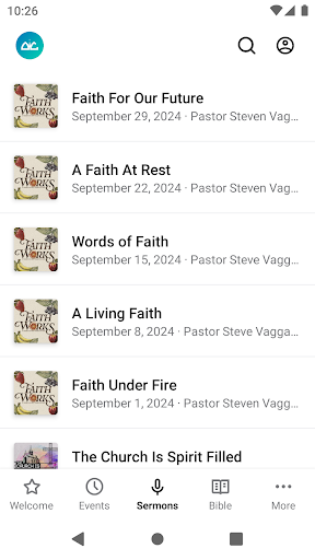 Screenshot of Destiny Worship Center