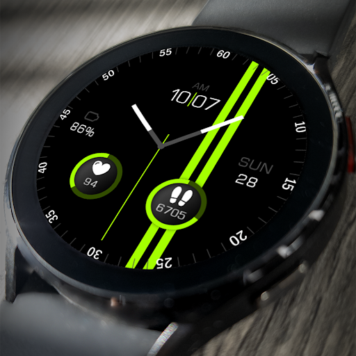 Android application Key065 Analog Watch Face screenshort