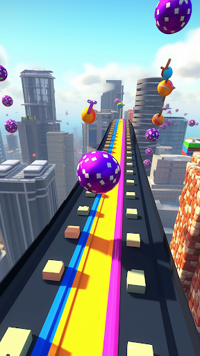 Android application Cityview Rolling Ball Stunt 3D screenshort
