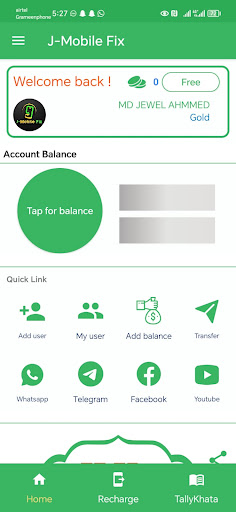 Android application J-Mobile Fix screenshort