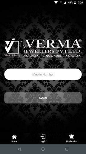 Android application Vercha Jewels screenshort