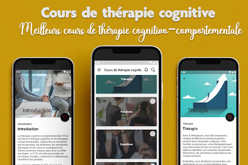 Android application Cours de thérapie cognitive screenshort