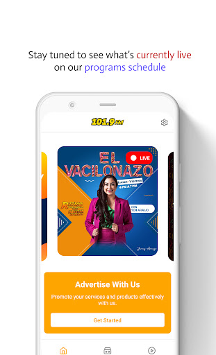 Android application Ritmo 101.9 screenshort