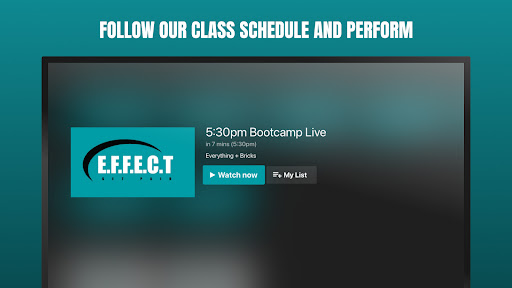 Screenshot of Effect Fitness On Demand