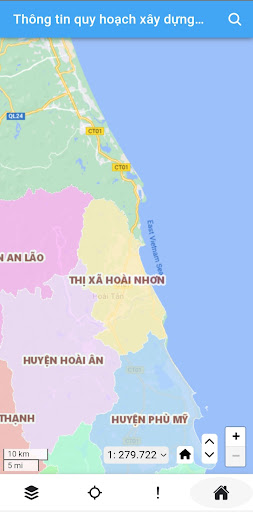 Android application Thông tin quy hoạch Hoài Nhơn screenshort