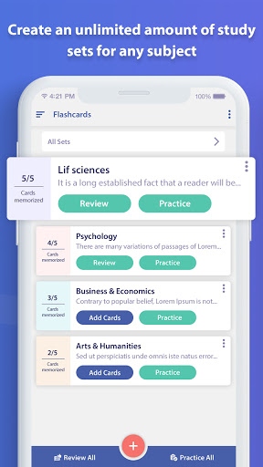Study Flashcards – Review and Screen 2