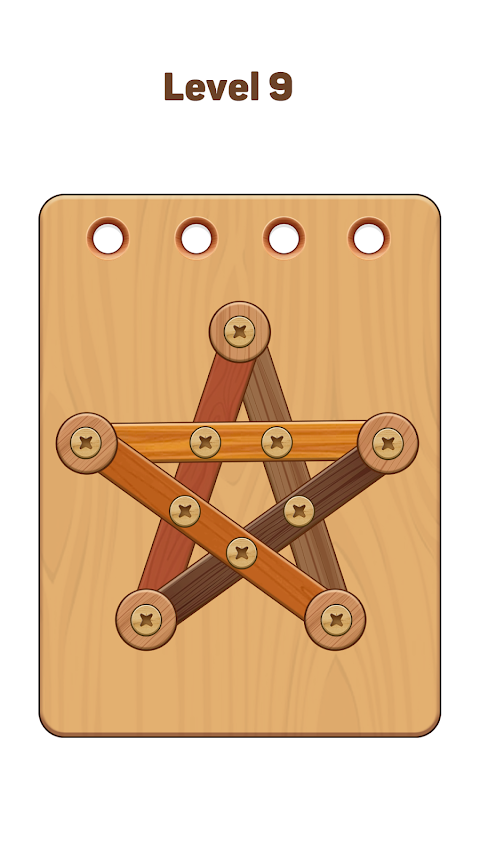 Wood Nuts & Bolts: Wood Puzzleのおすすめ画像1