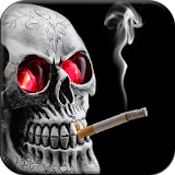 Smoking Skull Live Wallpaper icon