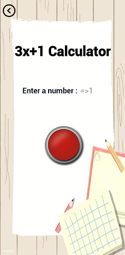 Android application 3x+1 Calculator screenshort