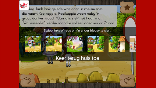 Rooikappie kinderstorie Screen 2