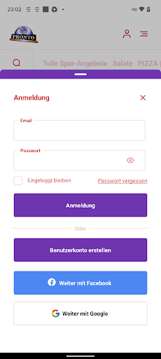 Pizza Pronto Neuss Screen 2