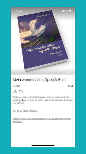 Karin Gottheil App Screen 2