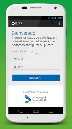 Recargas Assist Screen 2