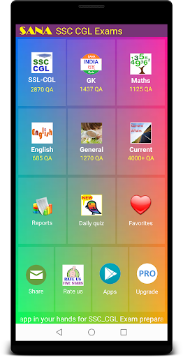 Android application SSC CGL Exam Prep screenshort