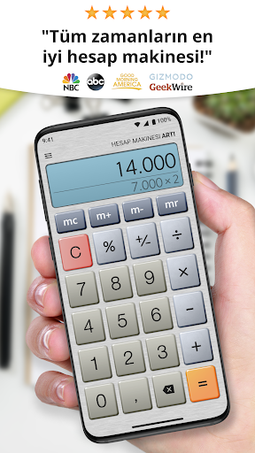 Hesap Makinesi Plus ile Geçmiş ekran görüntüsü