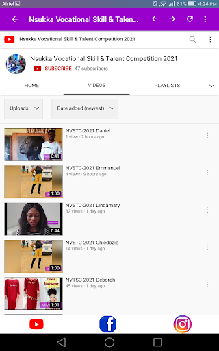 Android application NVSTC screenshort