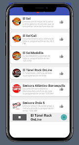 Captura de Pantalla 5 Radios de Colombia en vivo android