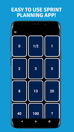 Android application Just Scrum Poker Planning screenshort