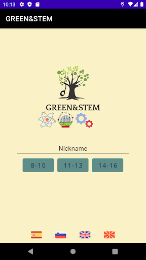 Android application Green&STEM screenshort