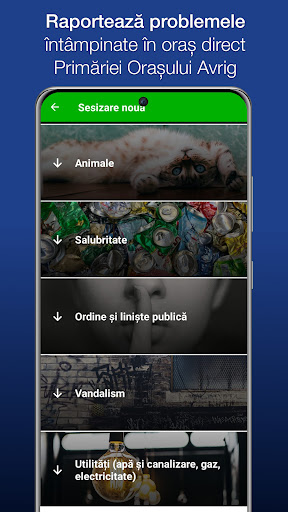 Avrig City App Screen 2