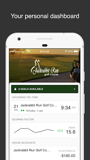 Android application Jackrabbit Run Golf Course screenshort