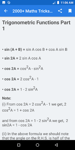2000+ Maths Tricks and Formula Screen 3